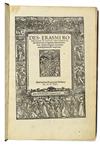 BIBLE IN GREEK AND LATIN.  Novum testamentum omne, tertio iam ac diligentius ab Erasmo Roterodamo recognitum.  2 vols.  1522